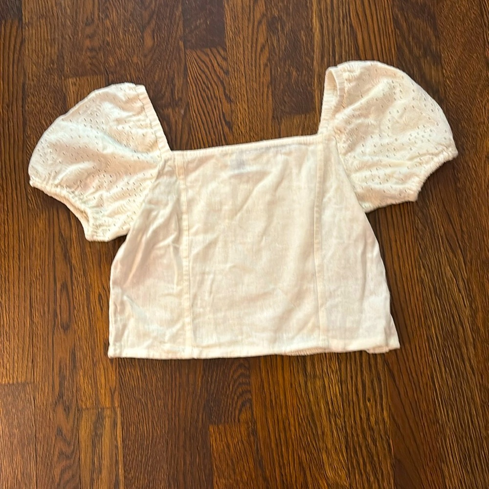 White old navy dress top